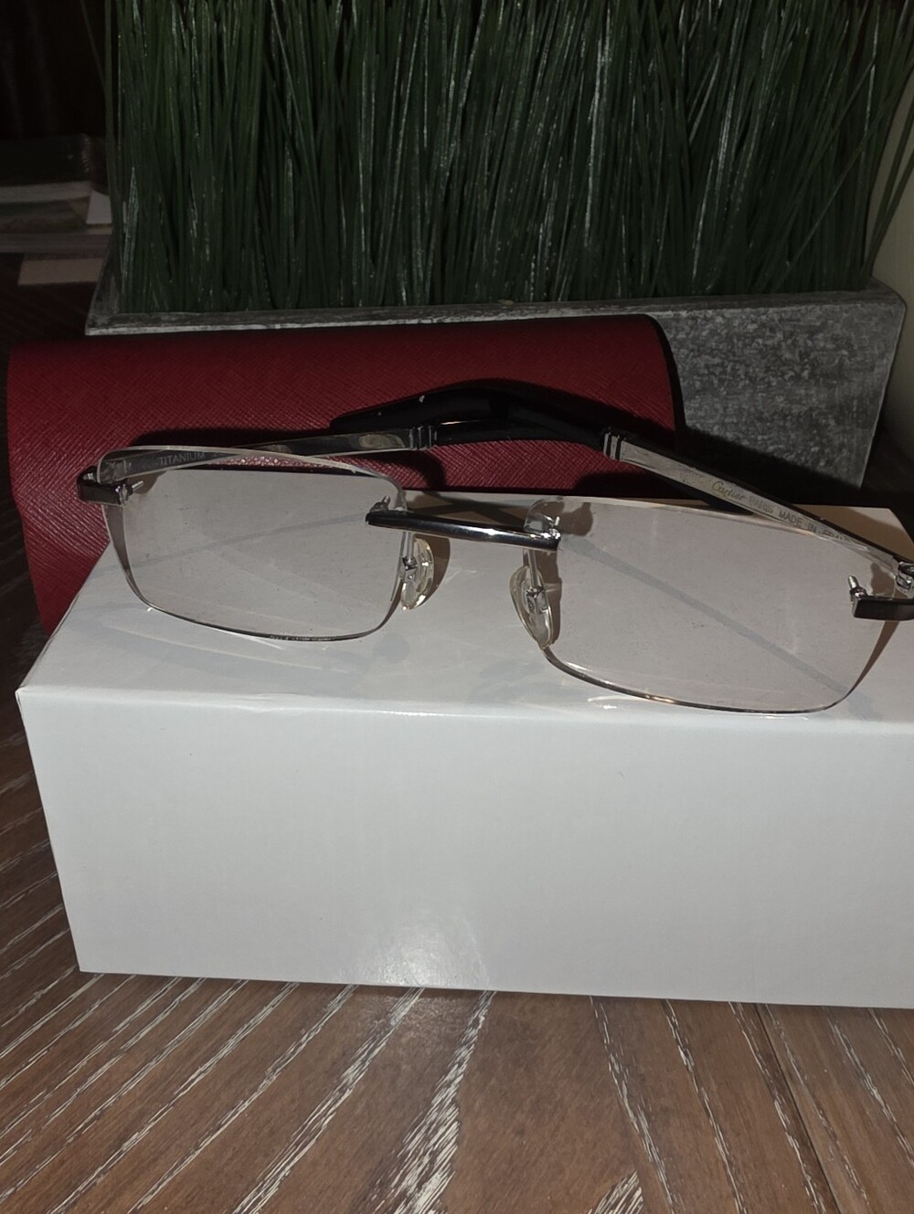 Rimless Men's Reading Glasses